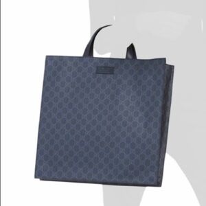 Gucci GG supreme canvas logo tote